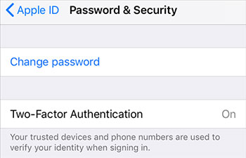 change the current iphone passcode from settings