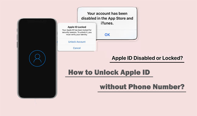 unlock apple id without phone number