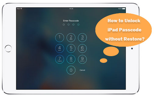 how to unlock ipad passcode without restore