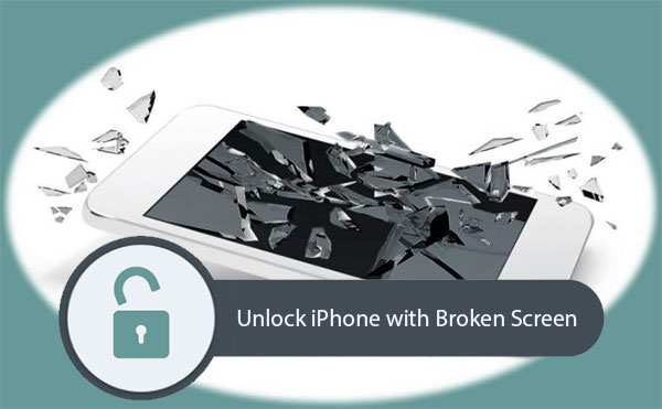 unlock iphone with broken screen