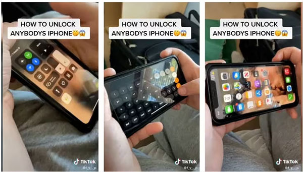 unlock iphone without passcode using tiktok