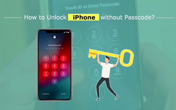 how to unlock iphone without passcode or face id