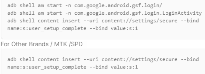 xiaom google lock bypass using adb