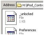 change locked file to unlocked file