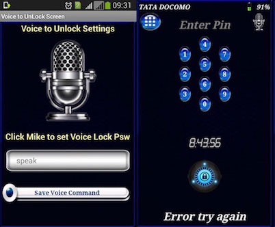 best free app to unlock android phone like voice to unlock screen