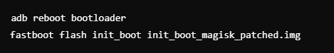 adb reboot bootloader