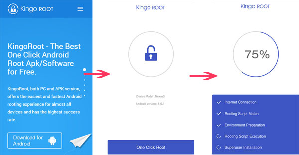 flashing software for android phone like kingoroot