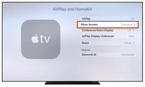 check your airplay settings