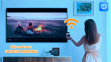 screen mirroring app for android to pc like castto