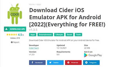 android emulator for ios like cider