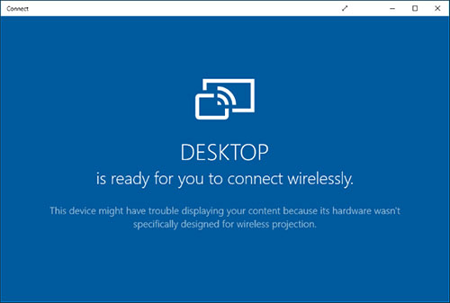casting android to pc screen share via connect app