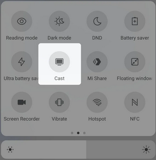 screen mirror without wifi via miracast
