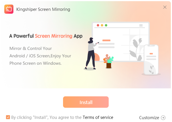 how to use kingshiper screen mirroring