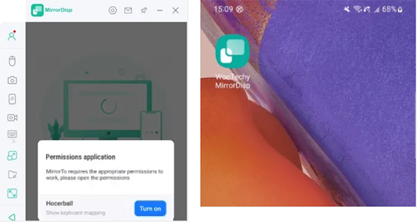 how to use wootechy mirrordisp