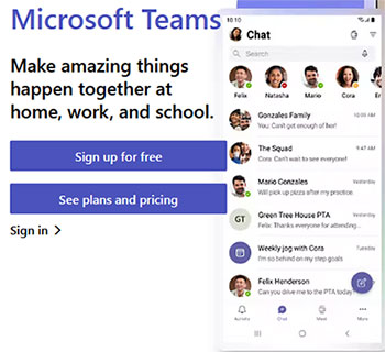 virtual meeting like microsoft teams