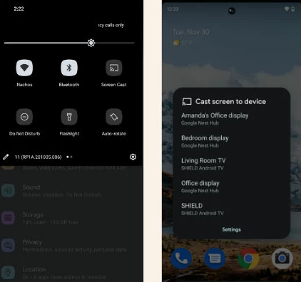 mirror pixel phone to pc via builtin feature