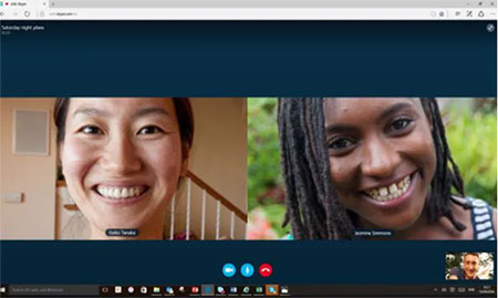 virtual meeting platform like skype
