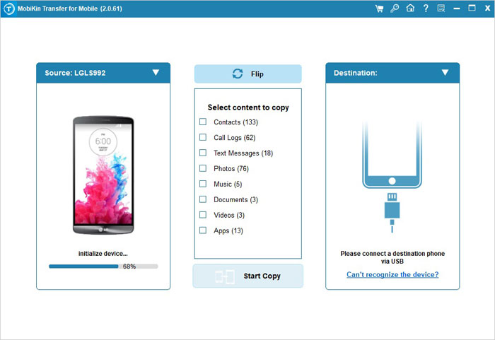 initialize android device