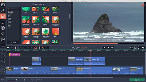 gopro editing software like movavi video editor