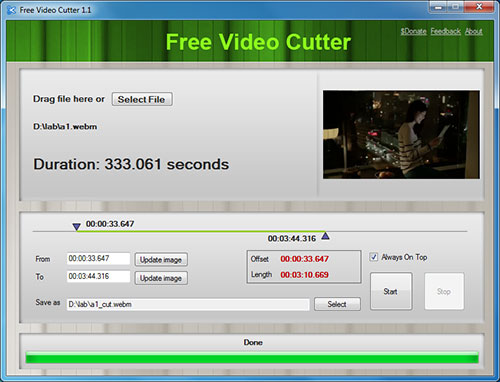 mov video editor like video cutter