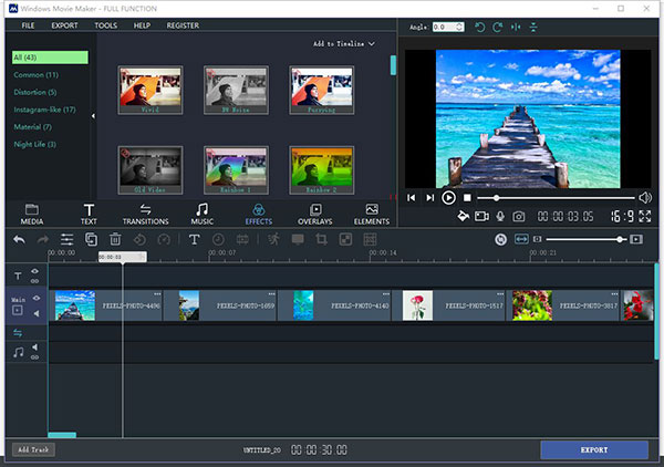 mov editor like windows movie maker