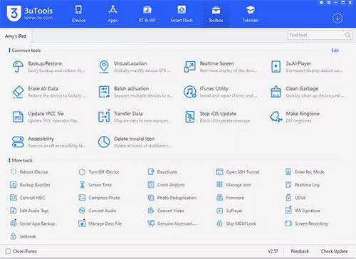 choose 3utools virtual location