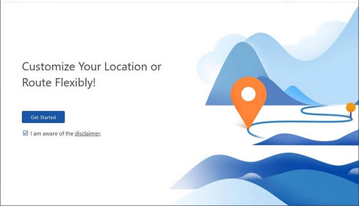 launch virtual location tool