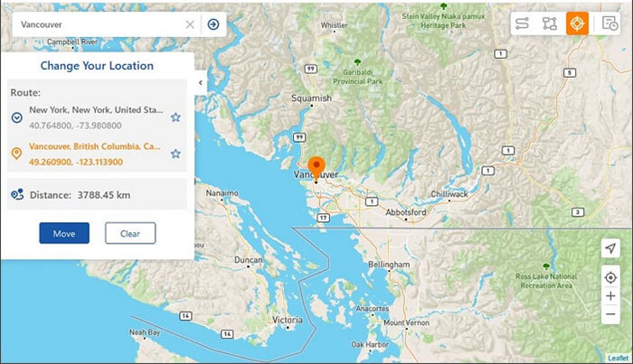 spoof gps location on iphone or android