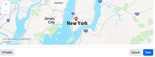 change location on facebook from pc