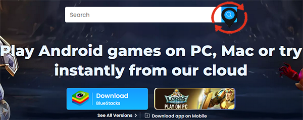how to change location on bluestacks