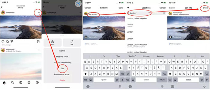 change instagram location in settings 01