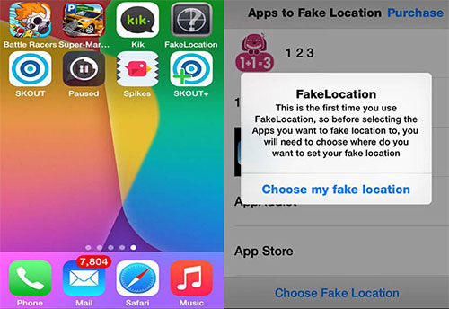 how to change location on skout for iphone via cydia