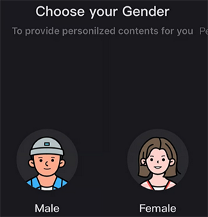 choose gender on rednote