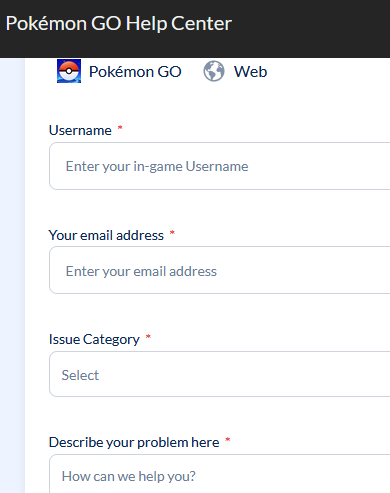 contact niantic support