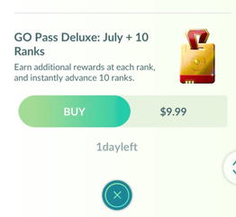 go pass deluxe pokemon go 10 ranks