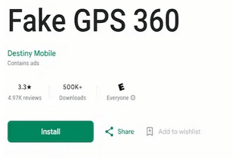 ratings of fake gps 360