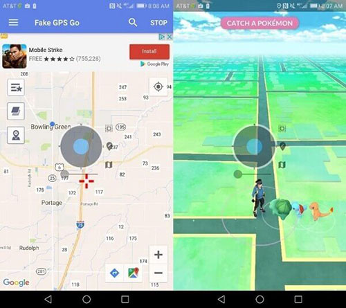 how to cheat pokemon go on android with fake gps go