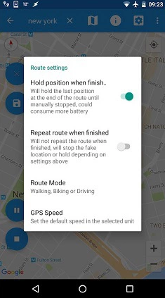simulate gps movement on android via fake gps go location spoofer