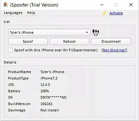 download and install ispoofer