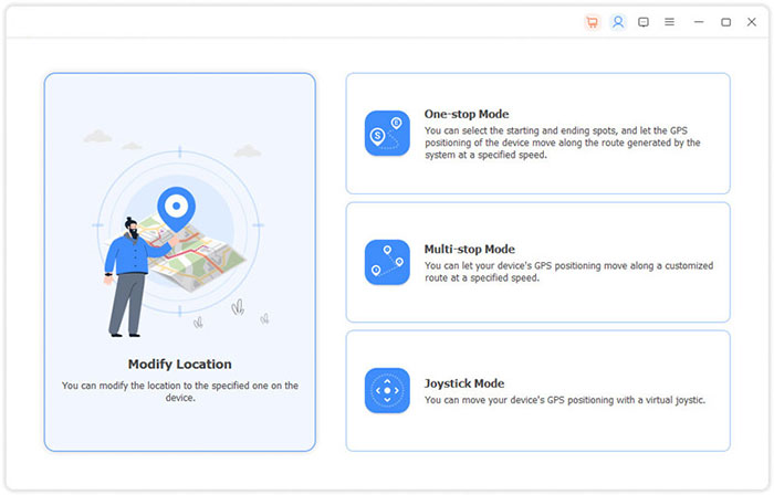 the modify location section