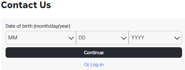contact roblox support to change your account location