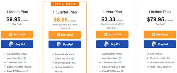 mocpogo pricing