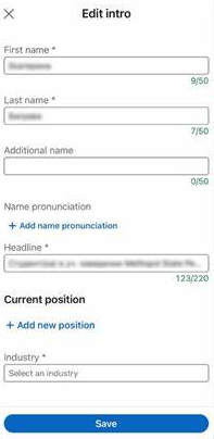change location on linkedin job search from smartphone directly