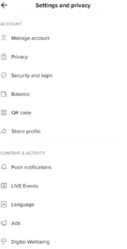 change location on tiktok video by switching language settings