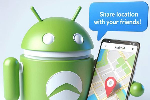 how to share location on android