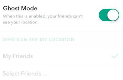 how to hide location on snapchat map