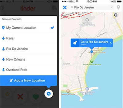 change tinder location via tinder passport