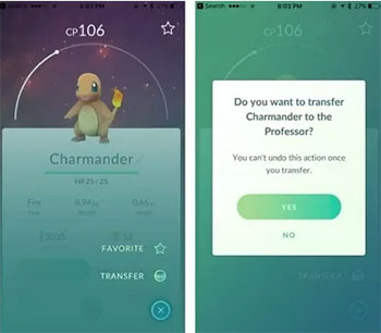 pokemon go exploits like transferring pokemon