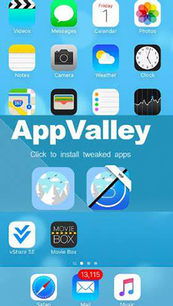 install appvalley