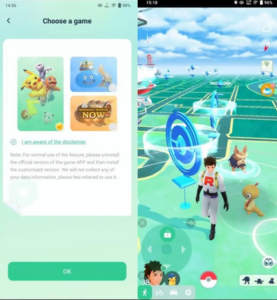 how to use locachange on mobile phone